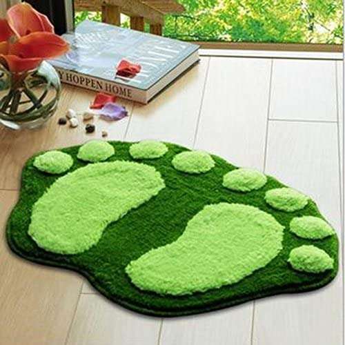 WorldCare® Pink : Big Feet Mats Carpet Mats Doormat Kitchen Bathroom Bath Mats Absorbent Non-Slip Mat 1