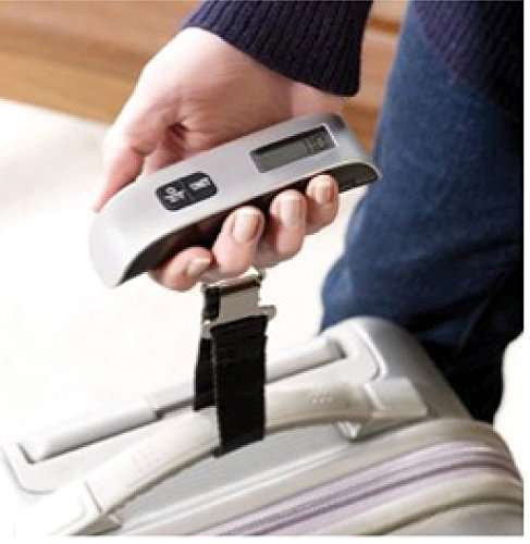 Home Buy,Black Durable 50Kg Luggage Scale (With Extra Battery) 5