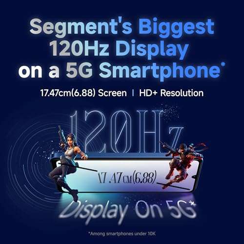 Redmi 14C 5G (Stargaze Black, 4GB RAM, 128GB Storage) | Superfast 4nm Snapdragon 4 Gen 2 | 120Hz 17.47cm (6.88”) Display | 5160mAh Battery | 50MP Dual Camera | Premium Starlight Design 3