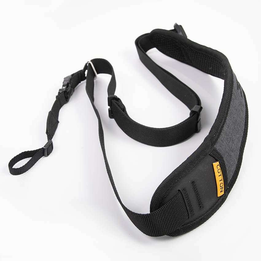 Cotton Carrier Slingbelt with Tether for One Camera. Camera Harness for Hiking and Traveling for Hands-Free Carrying 5