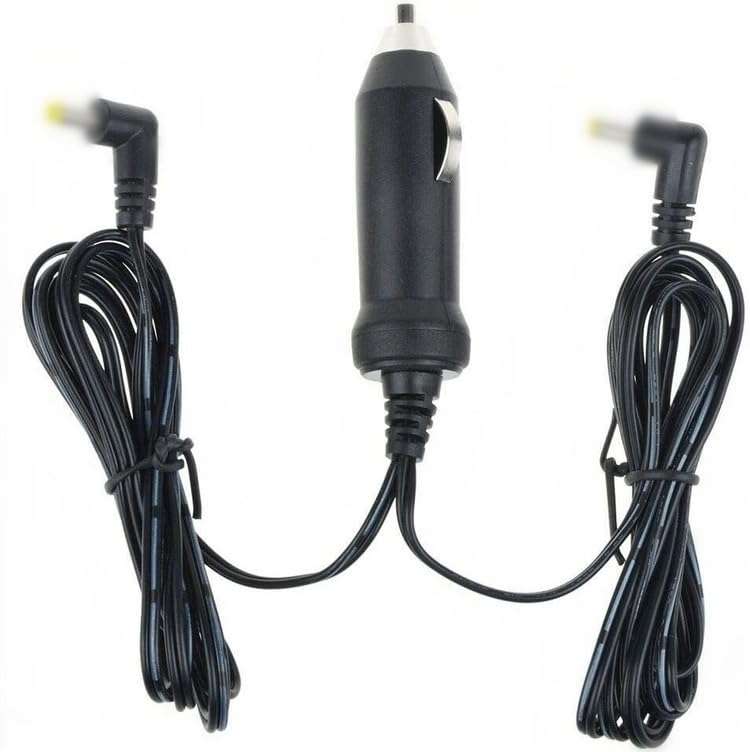 Onerbl Car Charger Replacement for RCA 7" Dual Screen DVD DRC629N DRC 629N Power Supply Adapter Cord Cable