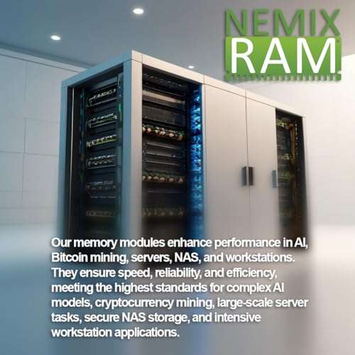 NEMIX RAM 16GB (2X8GB) DDR4 2933MHZ PC4-23400 1Rx8 1.2V CL21 288-PIN ECC UDIMM Unbuffered Memory KIT 3