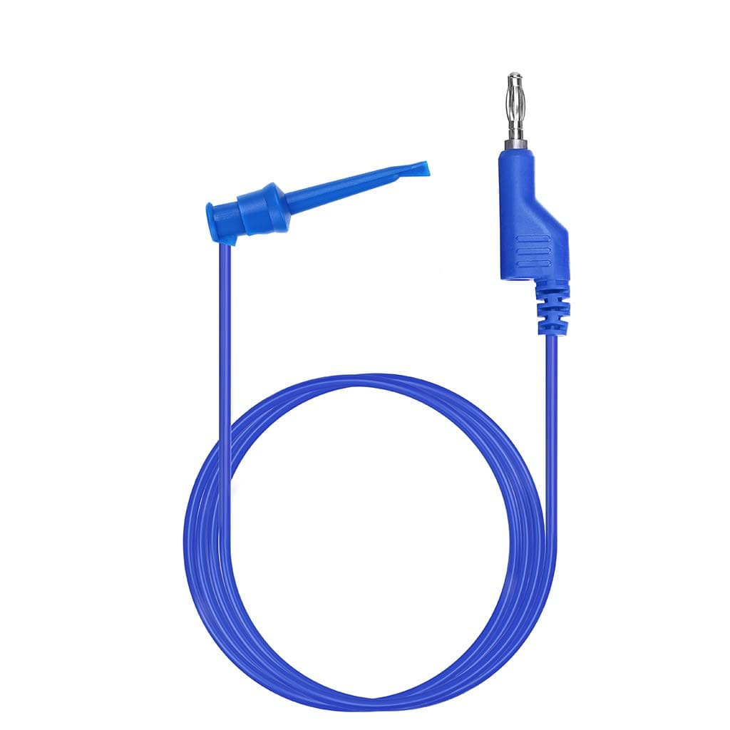 Sumnacon 39 Inch Multimeter Test Lead Set - 5 Pcs Stackable Banana Plug to Test Hook Wire Cable Kit with Protective, Flexible Wire Leads for Electrical Testing 500V/5A 5