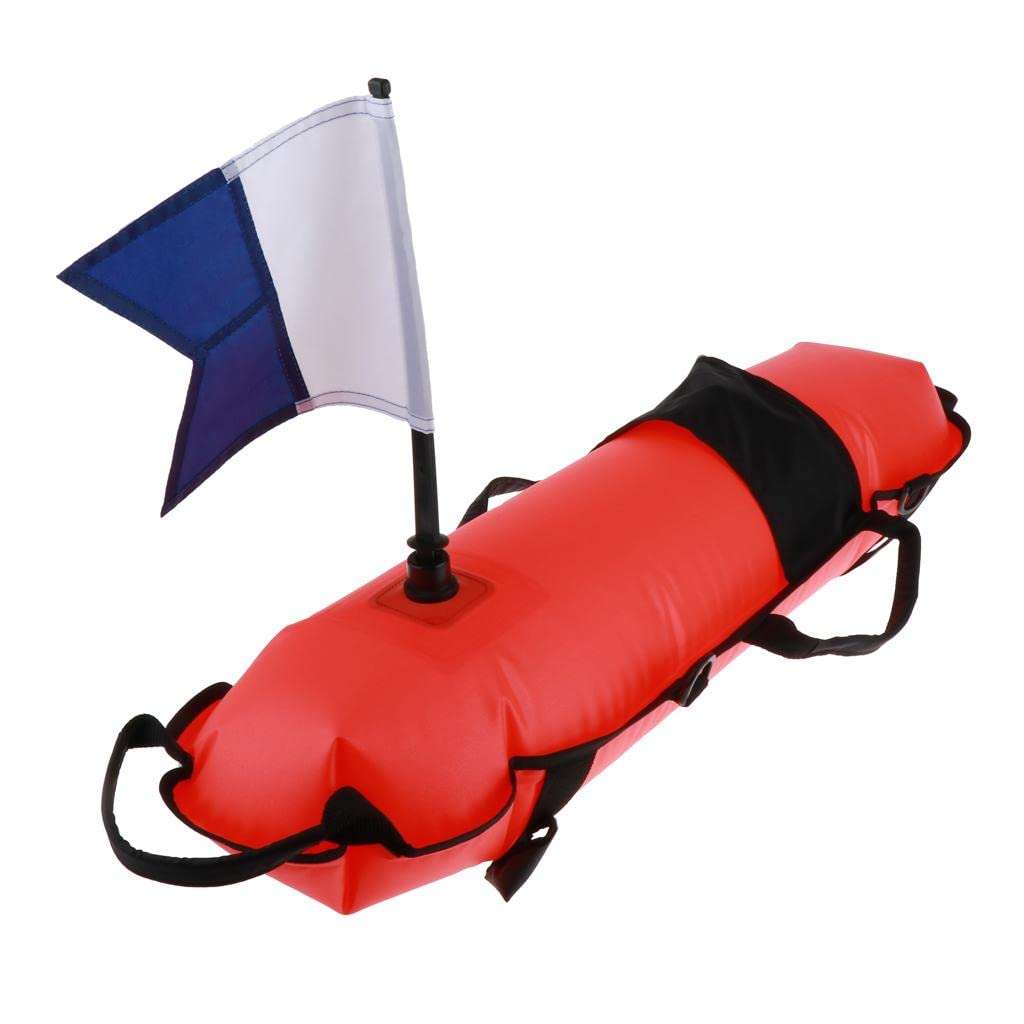 Loom Tree Inflatable Marker Diving Flag Buoy Signal Float Scuba Snorkeling Orange2 5