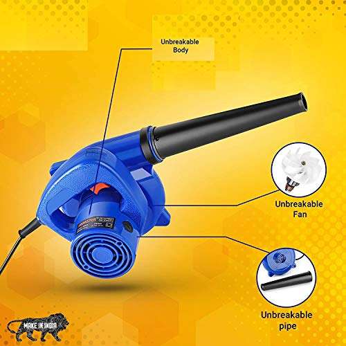 Ecruzen Heavy Duty Air Blower Cum vaccumm Cleaner Dust Cleaner Indoor/Outdoor Purpose Also for Home Office (Color As Per Availability) 3