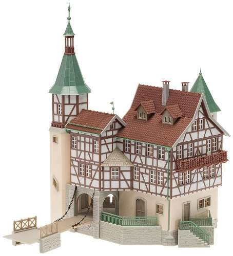 Faller 130385 Falkeneck Hunter's Lodge HO Scale Building Kit 1