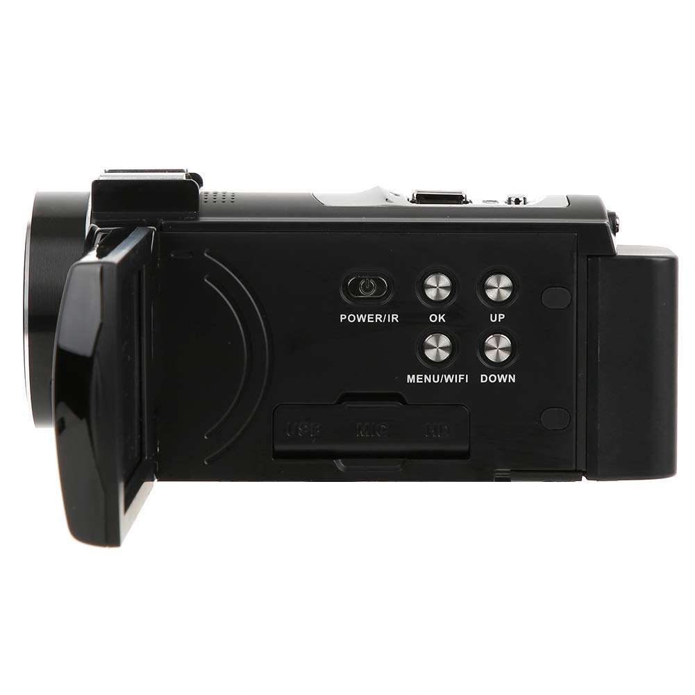 High Definition Video Camera Three Infrared Night Viewing Ir Lamps Digital Video Camera 3-Inch Color Touching Screen,for Home Travel(US standard (100-240v)) 6