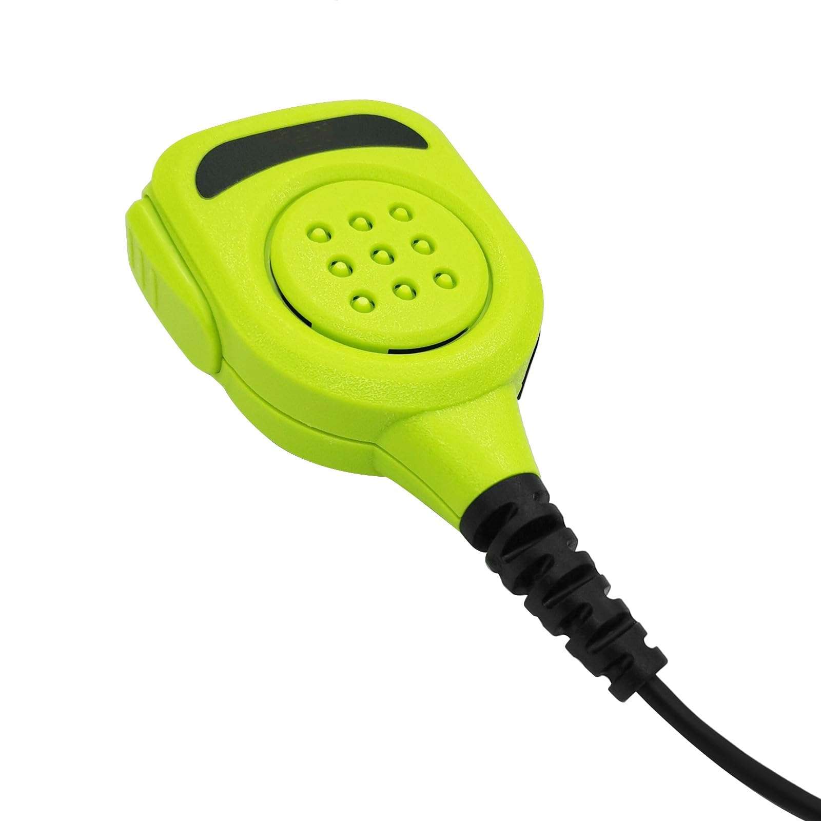HELETUL 1 Pin 3.5mm Thread IP54 Waterproof Shoulder Speaker Mic for Yaesu Vertex VX-6 VX-6R VX-7R VX-170 FT-270 FT-270 HX210 HX270 HX400 HX750S HX870 HX890 Handheld Walkie Talkie Microphone (Green) 4