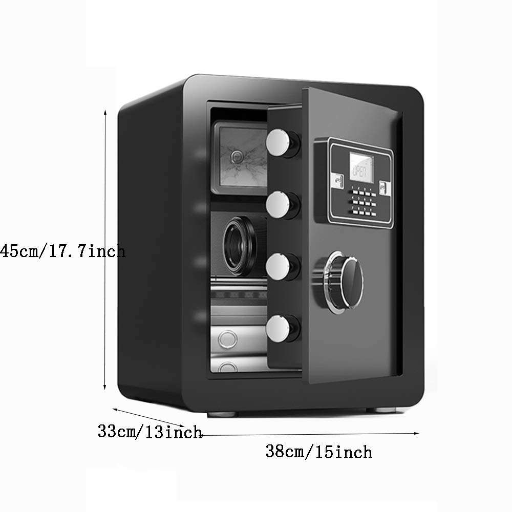 ZCF Security Safes Security Safes, Electronic Digital Box Keypad Lock Password Office Safes Home Hotel Business Jewelry Cash Use Storage Money (Color : Style3, Size : 38x33x45cm) 6