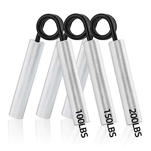 Xzyppci Hand Gripper Set,Heavy Grippers, Grip Strength Trainer 3 Pcs 2