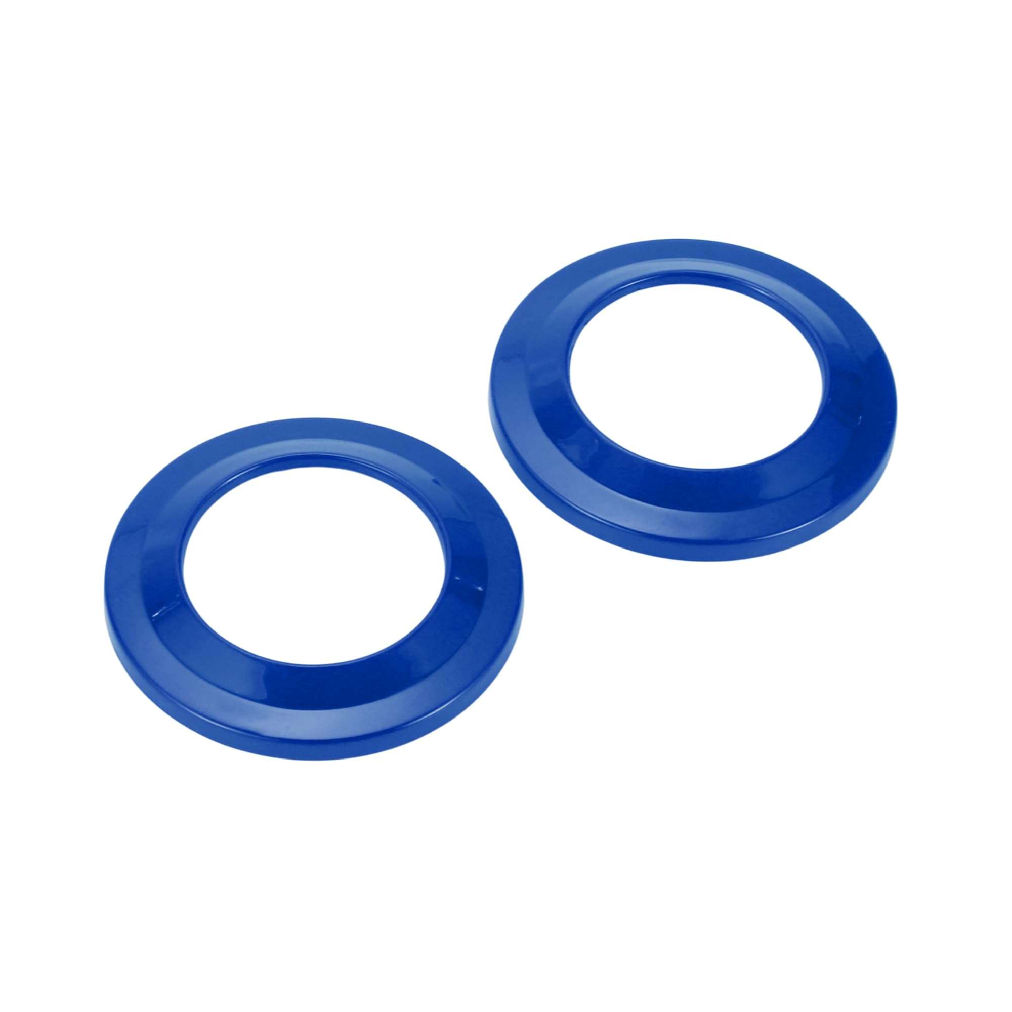 REPAIROCK 2 Pcs A Pillar Speaker Ring Cover Trim for Jeep Wrangler JK 2007-2014 Window A Pillar Front Horn Speaker Cover Stereo Audio Frame Trims ABS Blue 1