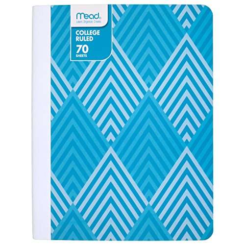 Mead Composition Books / Notebooks, College Ruled Paper, 70 Sheets, Fashion, Design Will Vary, 6 Pack (38211) 5