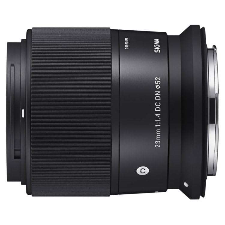 Sigma 23mm f/1.4 DC DN Contemporary Lens (Canon RF) 348972 Bundle Includes: Backpack, Flash, Memory Card, Card Wallet, Filter Kit, 12 Inch Tripod, Card Reader, Cleaning Kit, Blower Brush, + More 6