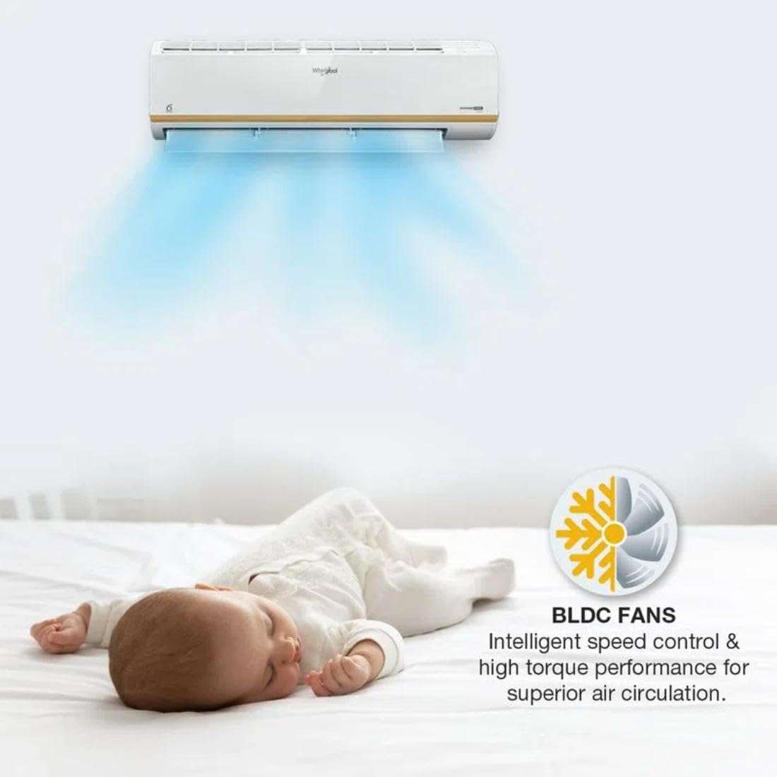 WHIRLPOOL 3DCool 1.5T 5 Star Xpand Inverter Split-Air Conditioner (1.5T 3DCOOL 15T 5S INV EXP S4M2PP0) 3