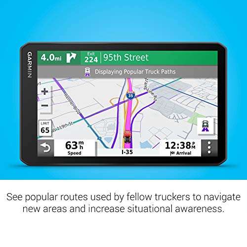 Garmin 010-02313-00 dezl OTR700, 7-inch GPS Truck Navigator, Easy-to-Read Touchscreen Display, Custom Truck Routing and Load-to-Dock Guidance 5