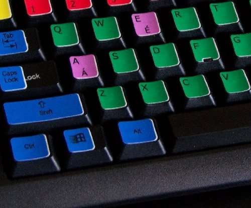 Learning English UK Colored PC Keyboard Decals for Desktop, Laptop and Notebook 5