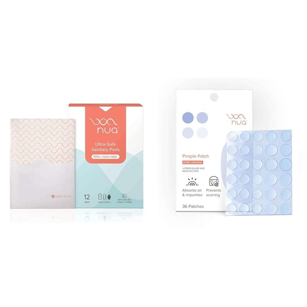 Combo Sanitary pads (12L) + Pimple Patch 1