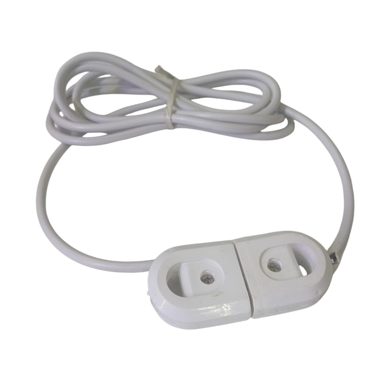 Heavy Duty 4M Power Extension Cord, 2-Pin Male to Female Indoor Outdoor Cable, 10 Amp White Electrical Wire for Appliances, Electronics, Power Tools 5