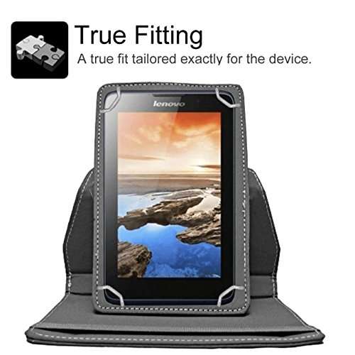 Hello Zone with Free Sim Adapter Kit Datawind UbiSlate 7DC Star 360° Rotating 7” Inch Flip Case Cover Book Cover -Green 6