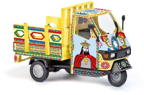Busch 48481 Piaggio Ape 50 Sizilien HO Scale Model Vehicle