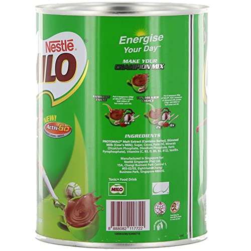 Nestlé Milo Original Activ-Go Chocolate Malt Drink Powder, 14.11 Oz / 400 G 3
