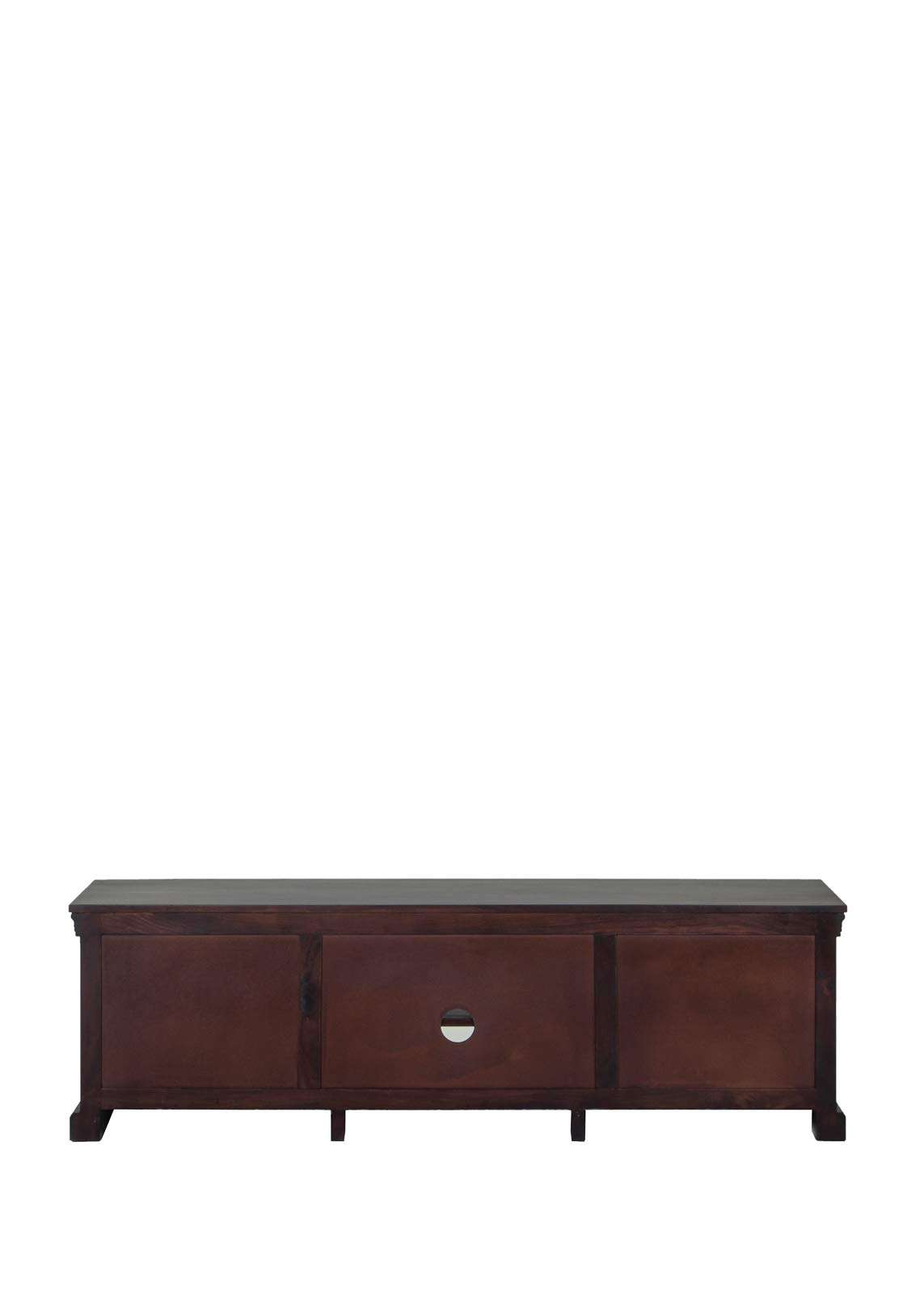 Fabindia Old World Entertainment Cabinet, Brown, 148cm x 45cm x 45cm (10656697) 5