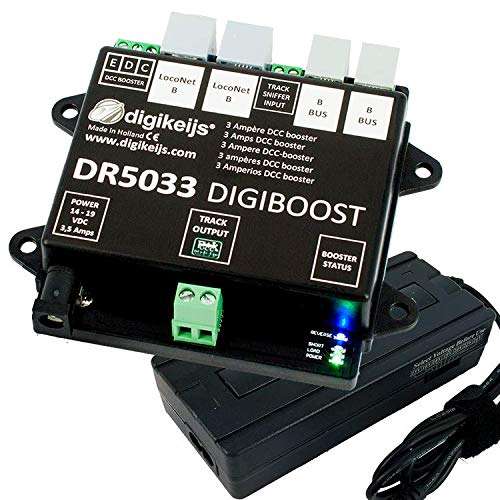 Digikeijs DR5033-ADJ DCC 3 Amp Booster ~ Works with All Brands 1