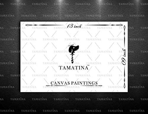 Tamatina Modern Art Canvas Painting | Seven Horses | Vastu | contemporary | Abstract Art Unframed painting for Home décor|size - 13X9 Inches.s338 6