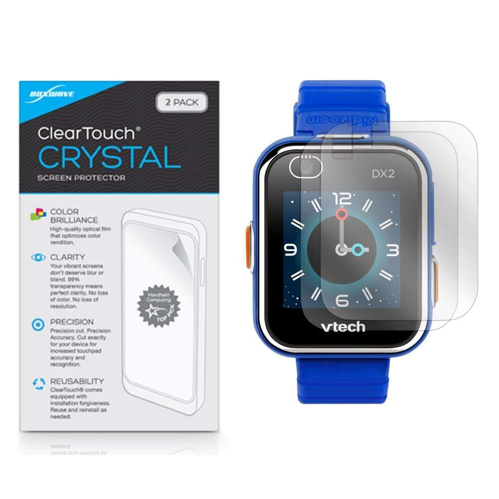 BoxWave Screen Protector Compatible with VTech Kidizoom DX2 - ClearTouch Crystal (2-Pack), HD Film Skin - Shields from Scratches for VTech Kidizoom DX2 1