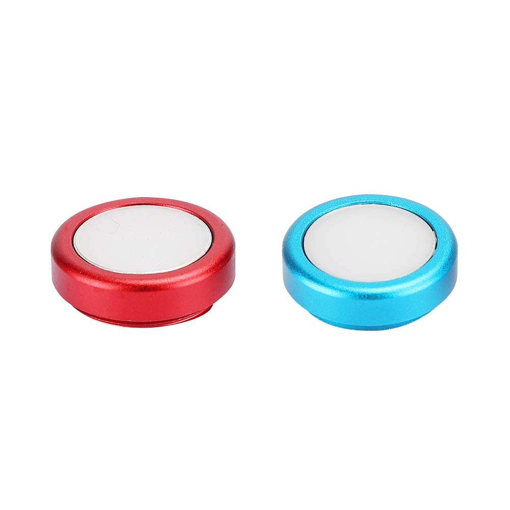Comfortable Game Controller Cap Button Cover, Button Cap, Durable Game Controller Cap Game Controller Cap, 2 Pcs Silicone Gel Button Cap for Switch Game Console for Game(1 blue 1 red) 3