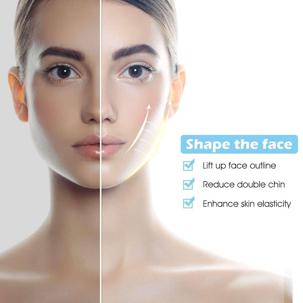 Swabs® Double Chin Lift Mask,Silicon V Line Lifting face lifting mask Double Chin Reducer for Women and Men Tightening Skin (pack of 1) 5