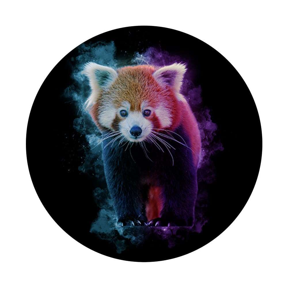 Cute Red Panda Design PopSockets PopGrip: Swappable Grip for Phones & Tablets PopSockets Standard PopGrip 3