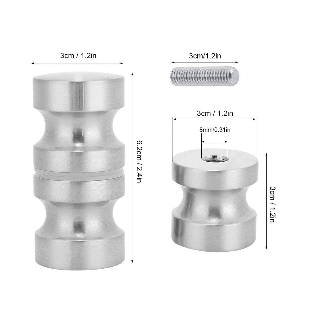 Shower Door Handle, Sliding Shower Doors Knob Pull Hardware Replacement Parts for Bathroom Glass Doors, for Showcase Shower Room Bathroom Handle Door Knob 4