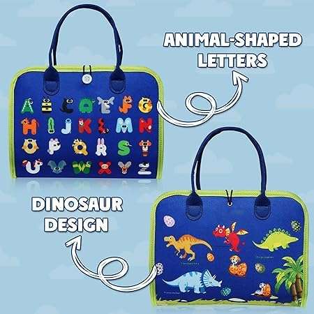 Montessori Busy Board for Toddlers | Sensory Activity Book for Kids Ages 1-4 | Fine Motor Skills Toy for Travel, Autism, Preschool Learning & Quiet Play | Educational Busy Book for Learning 4