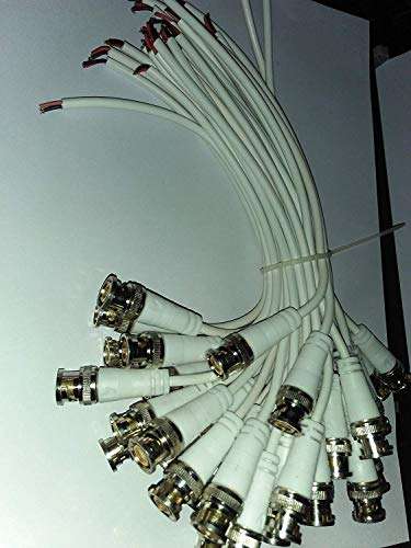 Mersk Bnc Connector With Copper Wire(10Pcs 20Cm Bnc Male Plug Cable) 3