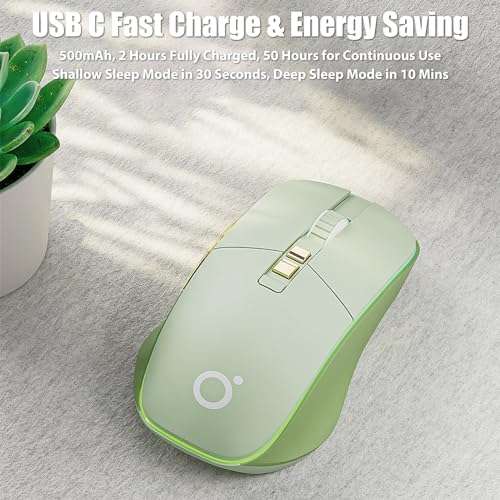 TISHLED Tri-Mode Wireless Gaming Mouse with TrI-Mode Numpad 3