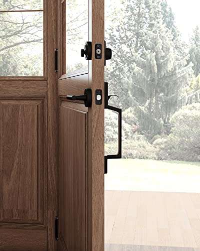 Design House 582643 Moderno Contemporary 2-Way Adjustable Eastport Leverset Matte Black 3