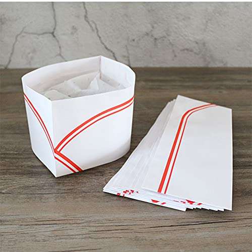 40pcs Disposable Paper Chef Hat Retro Chef Caps Soda Jerk Paper Cap with Red Strips for Classic Theme Restaurant Party Kitchen Cooking Hats 4