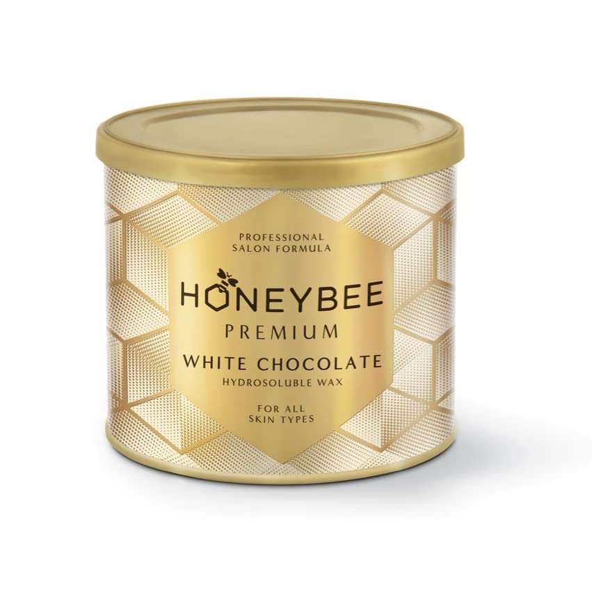 Honeybee Premium Vegan White Chocolate Strip Wax | Creamy Formula | Natural, chemical free wax for Legs, Arms, Underarms, Bikini | At Home Quick and Easy Hair Removal For Men & Women 1