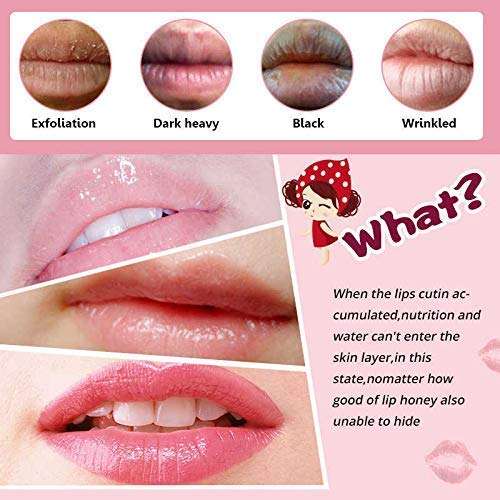 VOIISH Lip Mask Plumper Wrinkles Repair Moisturizing Crystal Dark Lips Make Skin Smooth For Men Women (Pack of 6) 4