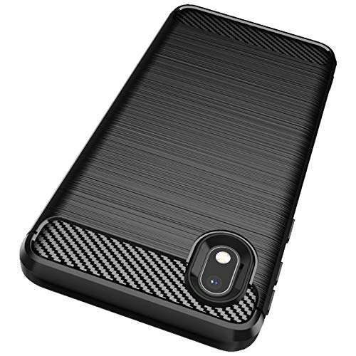 Dzxouui for Samsung A01 Core Case (Not Fit Galaxy A01) Samsung M01 Core Case,Protective Phone Cover Shockproof Soft TPU Cases for Samsung Galaxy A01 Core/M01 Core(DL-Black) 3