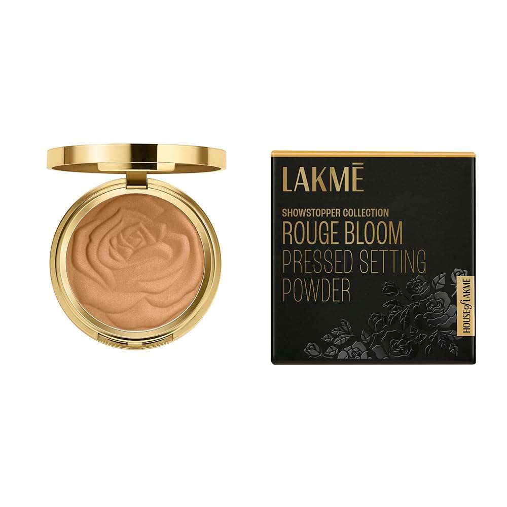 Lakme Showstopper Collection Rouge Bloom Setting Powder Almond - 12g 1