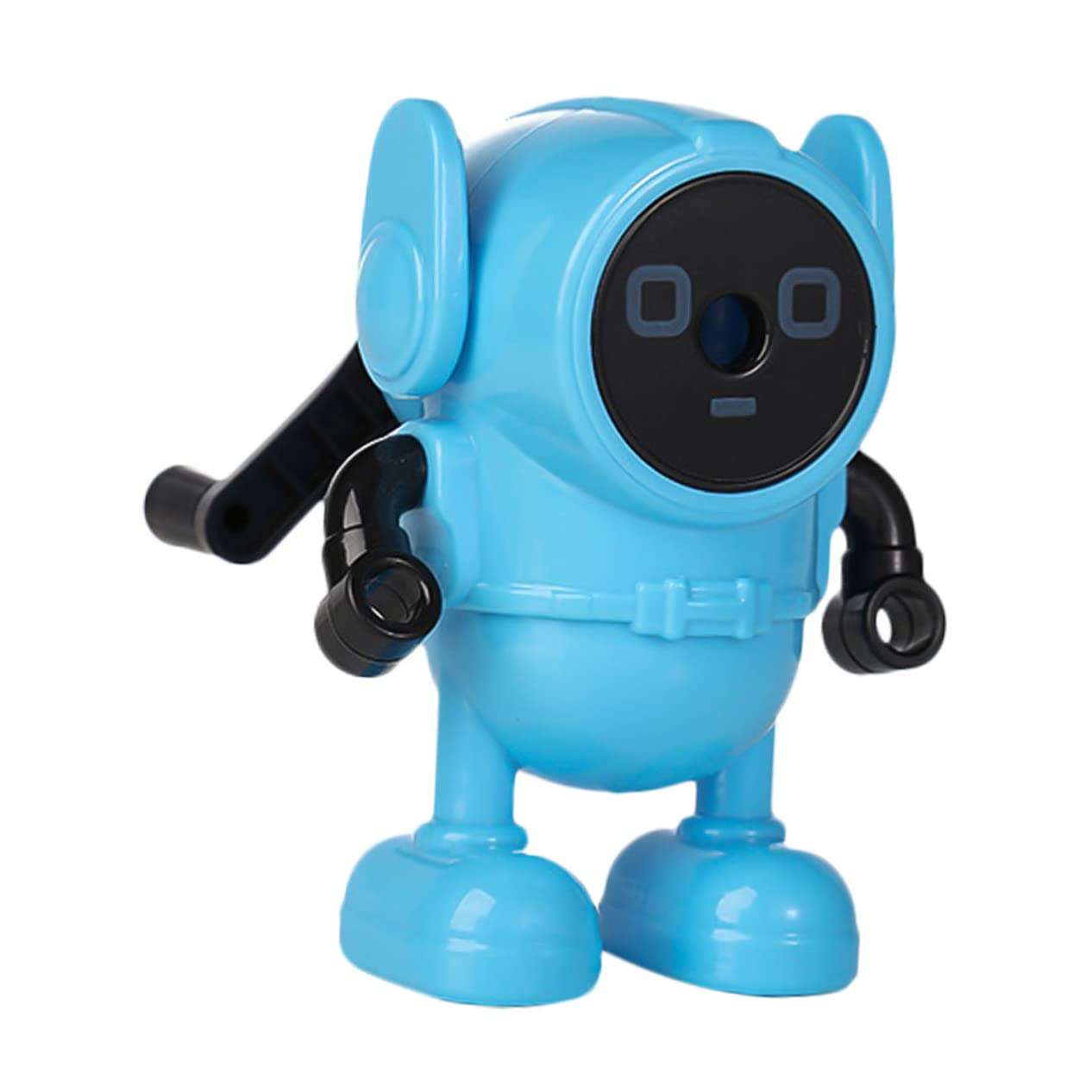 Angoily Cartoon Robot Manual Pencil Sharpener for Students Cute and Compact Hand Crank Sharpener 1