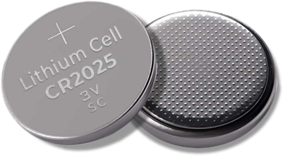 Rome Tech Car Key Fob CR2025 Batteries Replacement Compatible with Toyota Yaris 2016-2019, Toyota Yaris IA 2017-2018 - CR 2025 Battery for Key Fob - CR2025 Battery for Car Remote Key (2-Pack)