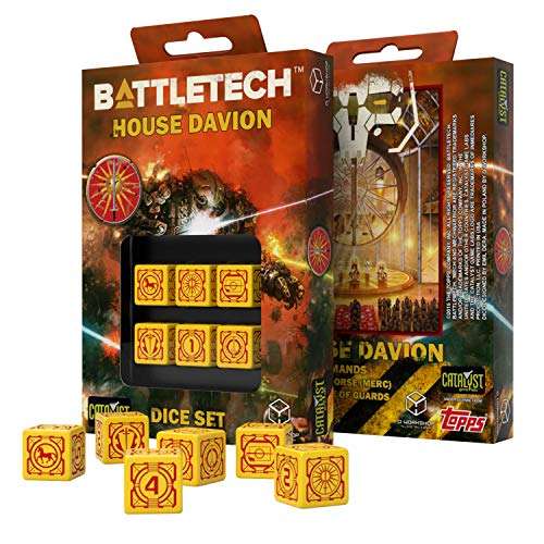 Qworkshop Battletech House Davion D6 Dice (6) 2