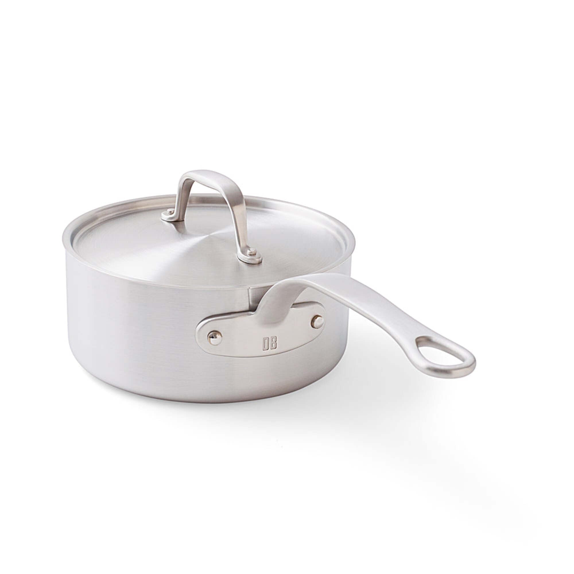 Sardel x Daniel Boulud - 7pc Cookware Set - French Inspired 5-Ply Stainless Steel Pots & Pans Cooking Set, Sturdy Heat-Resistant Handles, Induction Compatible & Oven Safe 5