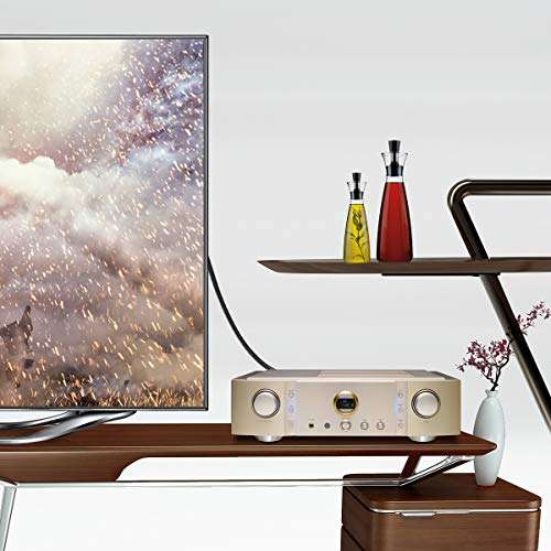 Mini Optical Audio Cable Digital Toslink Cable [24K Gold-Plated Nylon Braided Ultra-Durable ] Fiber SPDIF Audio Cable for Home Theater (6.6ft/2m) 2