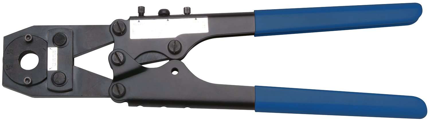 Zurn QCRTMH Steel Multi-Head Copper Crimp Tool for Creating Watertight PEX Connections of 3/8", 1/2", 5/8" and 3/4" PEX Fittings 2