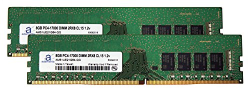 Adamanta 16GB (2x8GB) Memory Upgrade for Gigabyte GA-Z170XP-SLI DDR4 2133 PC4-17000 DIMM 2Rx8 CL15 1.2v RAM