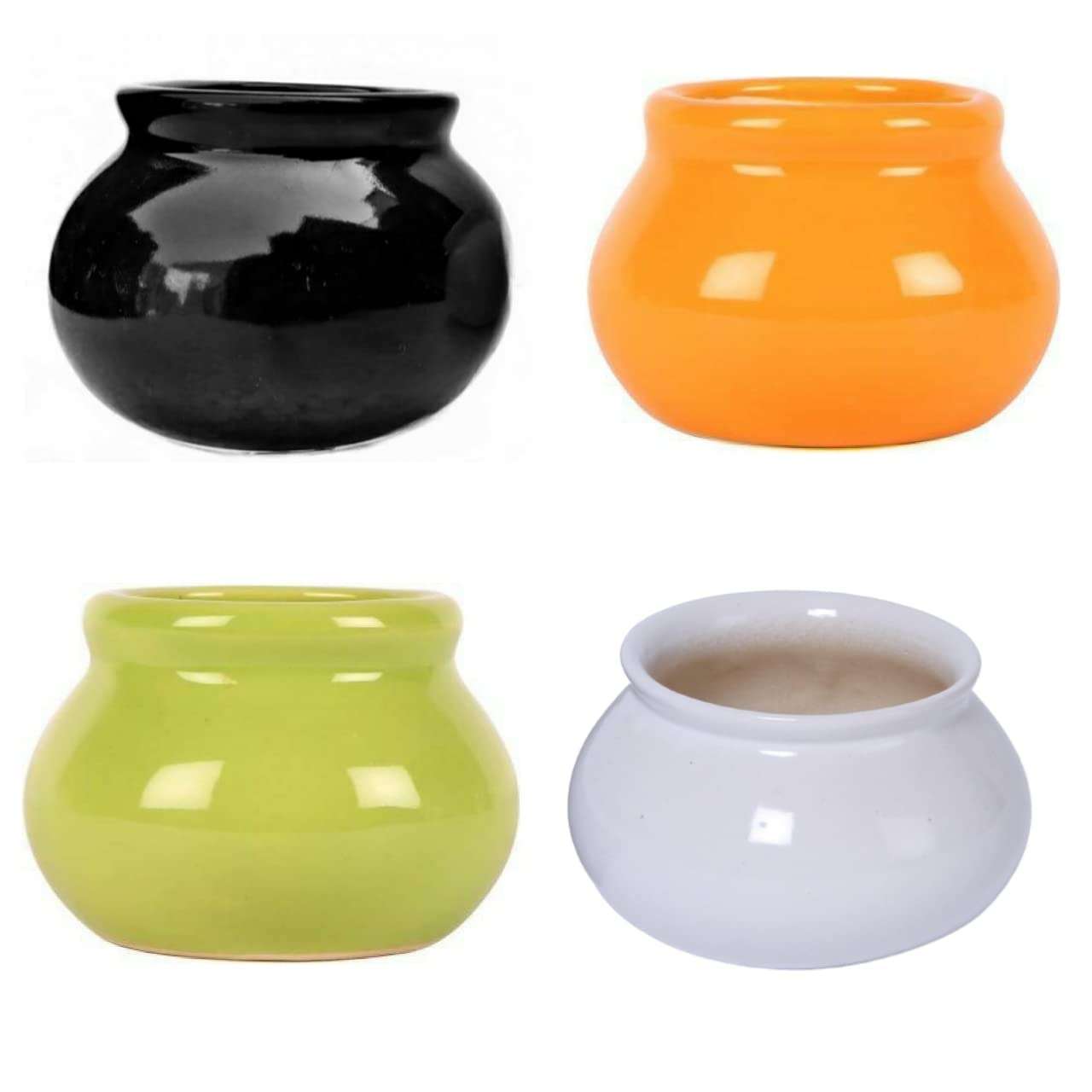 The Mug factory Original Ceramic Boat Shaped Planter, Grass Printed Container & Vase, White Color, Size ( L 22 cm x H 9 cm x B 11 cm), Pack of 1 1